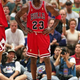 Michael Jordan in Game 5 of 1997 NBA Finals
Brian Bahr/Allsport/Getty Images